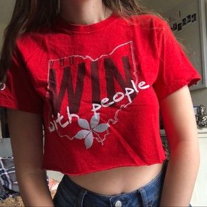 Ohio State University Gameday Crop Tee (OSU)